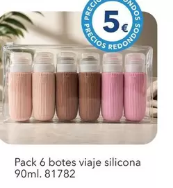 Pack 6 Botes Viaje Silicona