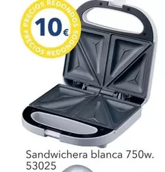 Sandwichera Blanca 750W