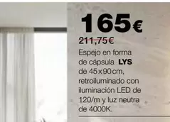 Espejo En Forma De Cápsula