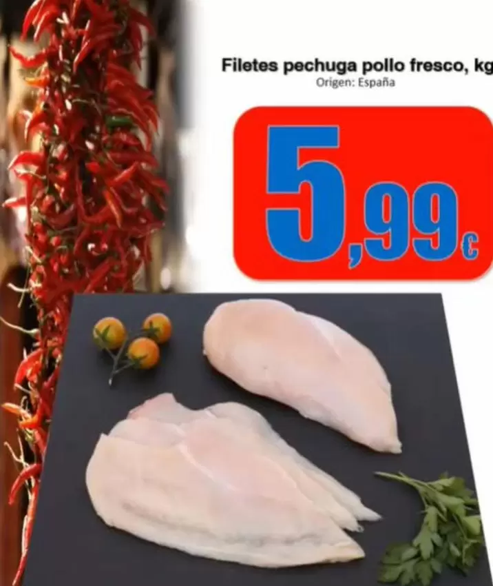 Alcoop - Filetes Pechuga Pollo Fresco