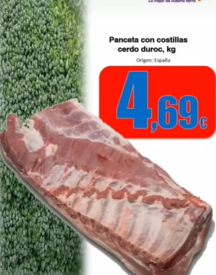 Alcoop - Panceta Con Costillas Cerdo Duroc