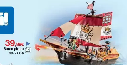 Playmobil - Barco Pirata