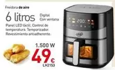 Larry House - Freidora De Aire Digital Con Ventana 1500W LH2153