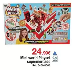 Mini World - Playset Supermercado