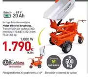 Takuma - Carretilla De Batería Con Dumper
