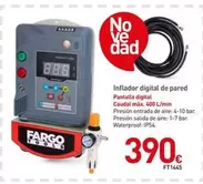 Fargo Tools - Inflador Digital De Pared