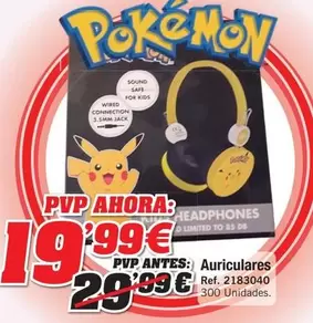 Pokemon - Auriculares