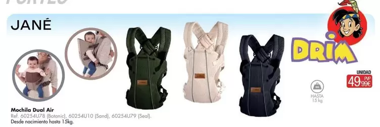 Jané - Mochila Dual Air