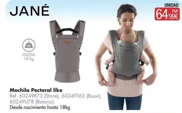 Jané - Mochila Pectoral Like