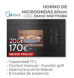 Midea - Horno De Microondas 60cm