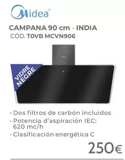 Midea - Campana 90 Cm - India