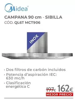 Midea - Campana Sibilla QL6T MCT906