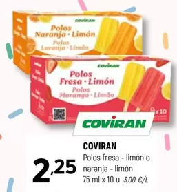 coviran - Polos Fresa Limon O Naranja