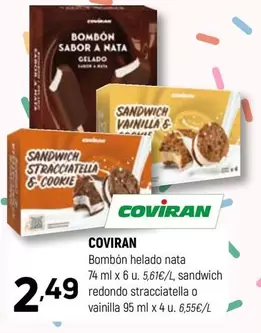 coviran - Bombon Helado Nata