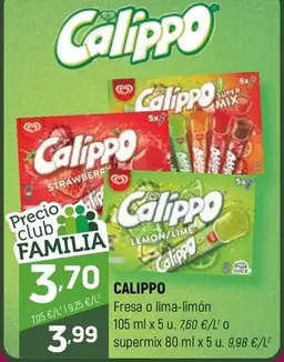 Calippo - Fresa O Lima-limon