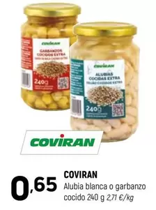 coviran - Alubia Blanca O Garbanzo Cocido