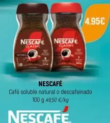 Nescafé - Café Soluble Natural O Descafeinado