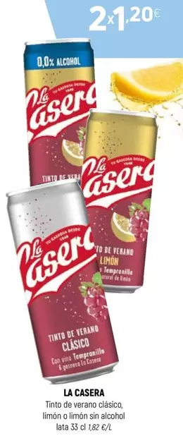 La Casera - Tinto De Avena Classico