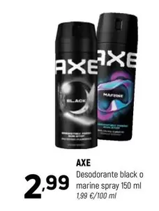 Axe - Desodorante Black O Marine Spray