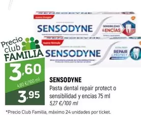 Sensodyne - Pasta Dental Repair Protect O Sensibilida Y Encias
