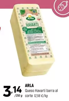 Arla - Queso Havarti Barra Al Corte