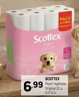 Scottex - Papel Higienico Original 32 U.