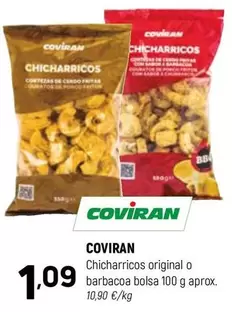 coviran - Chicharricos Original O Barbacoa Bolsa