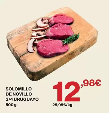 Solomillo De Novillo 3/4 Uruguayo