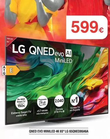 LG - QNED EVO MINILED 4K 65"
