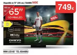 TCL - Mini Led 65 65a400u