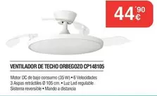 Orbegozo - Ventilador De Techo CP148105
