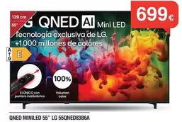 LG - QNED MINILED 55" 55QNED83B6A