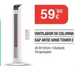Artic - Ventilador De Columna S&P Wind Tower E