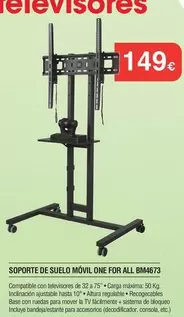 One - Soporte De Suelo Móvil  For All Bm4673