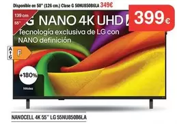 LG - Nanocell 4k 55" 55nu850bela