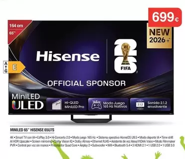 Hisense - Miniled 65"