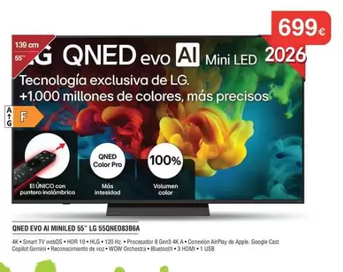 Samsung - QNED EVO AI MINILED 55" 55QNED336BA