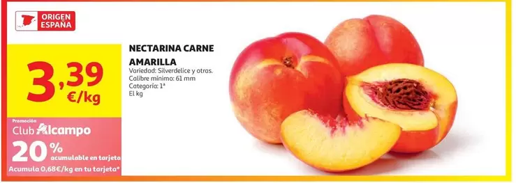 Nectarina Carne Amarilla