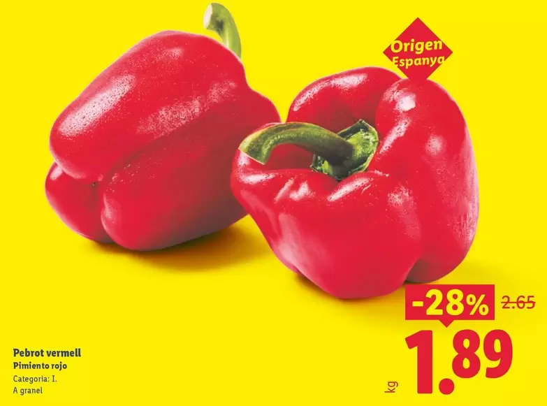 Pimiento Rojo