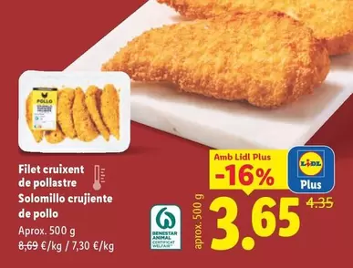 Filet Cruixent De Pollastre