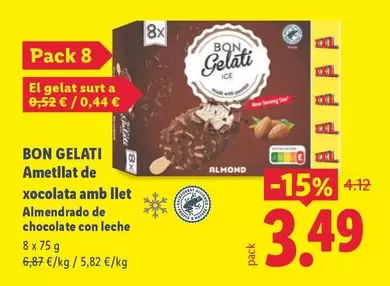 Bon Gelati - Ametllat De Xocolata Amb Llet
