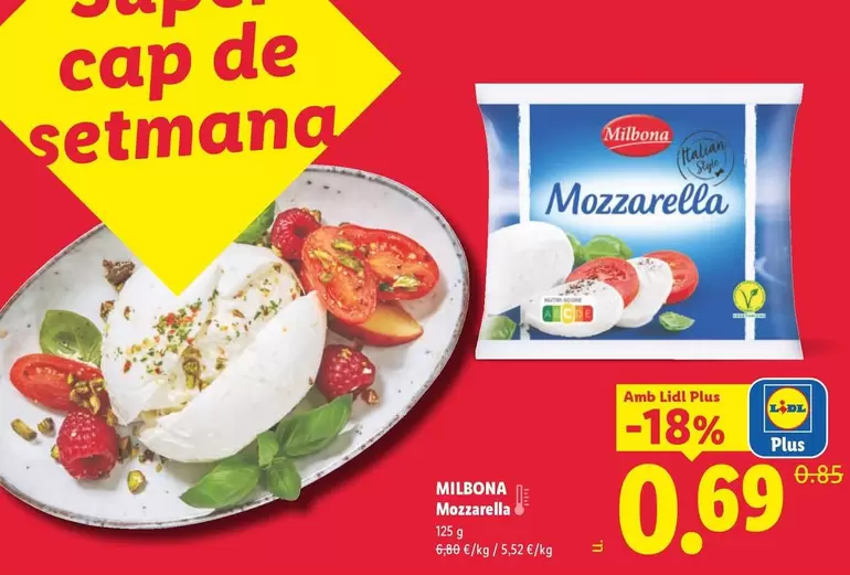 Milbona - Mozzarella