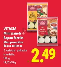 Vitasia - Mini Panecillos Bapao Rellenos 
