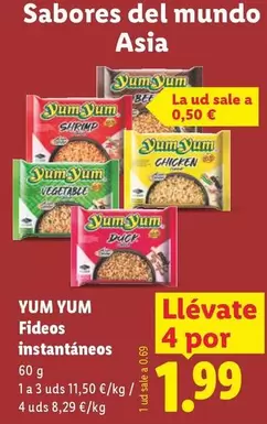Yum Yum - Fideos Instantaneos