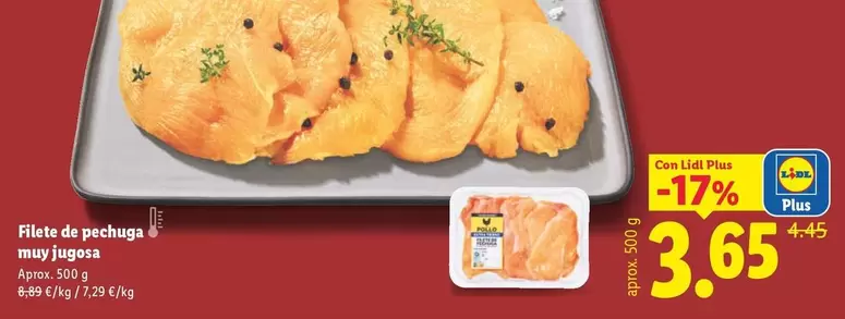Filete De Pechuga Muy Jugosa