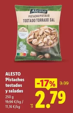 Alesto - Pistachos Tostados Y Salados