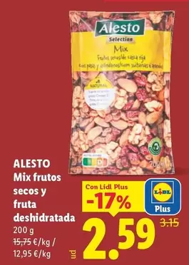 Alesto - Mix Frutos Secos Y Fruta Deshidratada