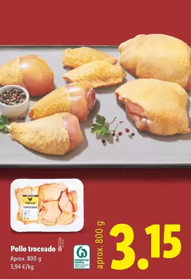 Pollo Troceado