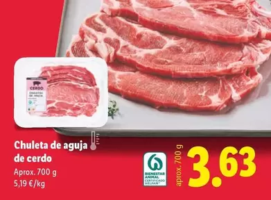 Chuleta De Aguja De Cerdo