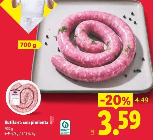 Butifarra Con Pimienta